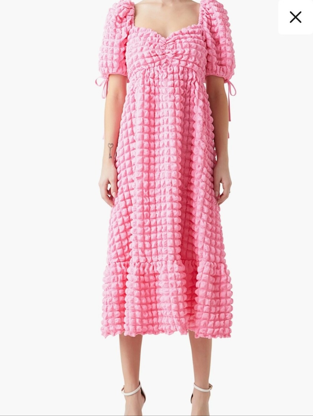 Endless Rose Puff Sleeve Maxi Dress